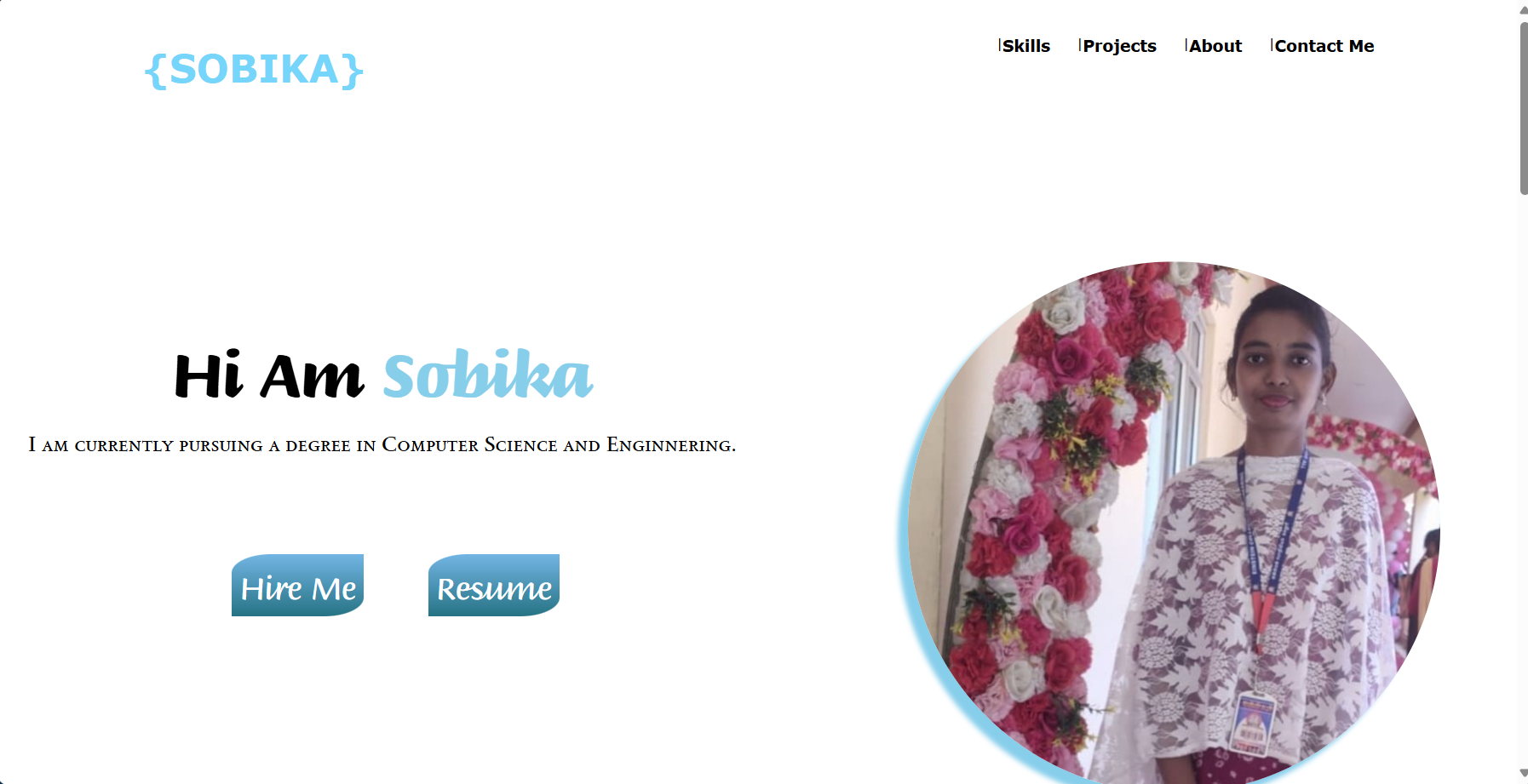 Portfolio website